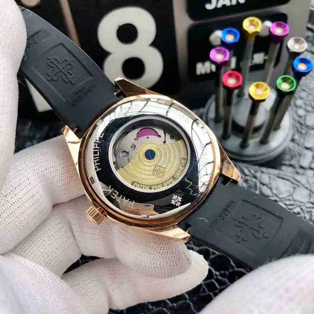 General Watches Patek Philippe Watch Men's Watch Paired with Original Fully Automatic Mechanical Movement Top Grade 316 Precision Steel Case Case with Mineral Super Strong Mirror Diameter 42mm KK04950 3 view 3