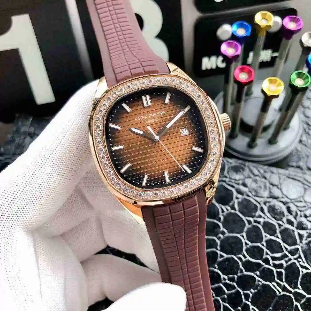 General Watches Patek Philippe Watch Men's Watch Paired with Original Fully Automatic Mechanical Movement Top Grade 316 Precision Steel Case Case with Mineral Super Strong Mirror Diameter 42mm KK04950 3 view 8