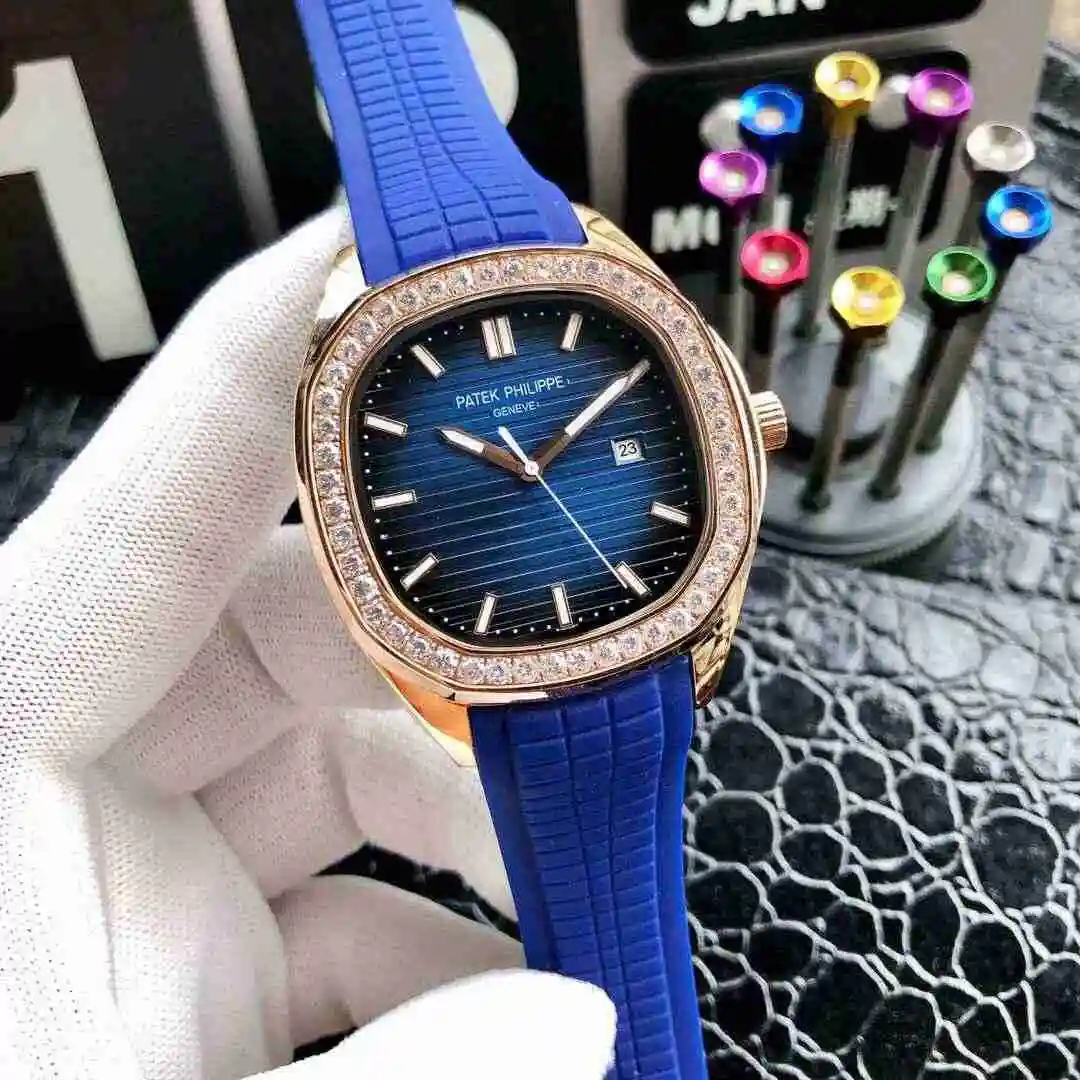 General Watches Patek Philippe Watch Men's Watch Paired with Original Fully Automatic Mechanical Movement Top Grade 316 Precision Steel Case Case with Mineral Super Strong Mirror Diameter 42mm KK04950 3 view 9