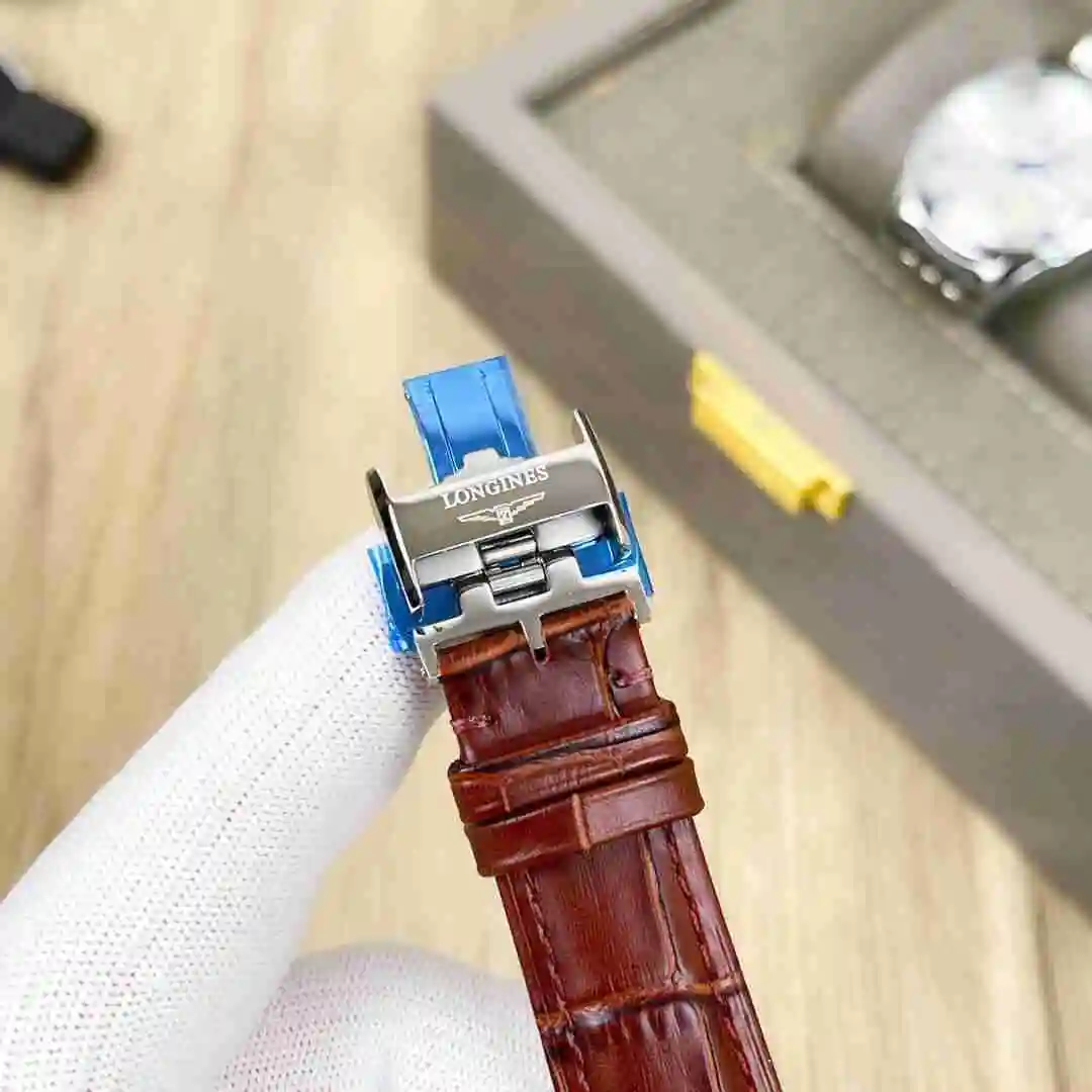 General Watches Longines Watch Men's Watch Paired with Original Fully Automatic Mechanical Movement Top Grade 316 Precision Steel Case with Mineral Super Strong Mirror Diameter 42mm KK03850 4 view 3