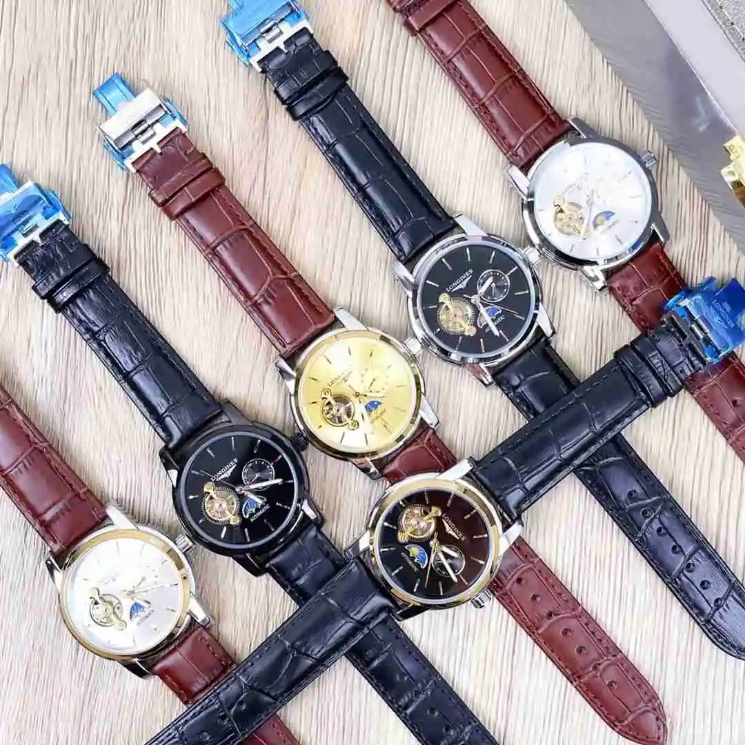 General Watches Longines Watch Men's Watch Paired with Original Fully Automatic Mechanical Movement Top Grade 316 Precision Steel Case with Mineral Super Strong Mirror Diameter 42mm KK03850 4 view 4