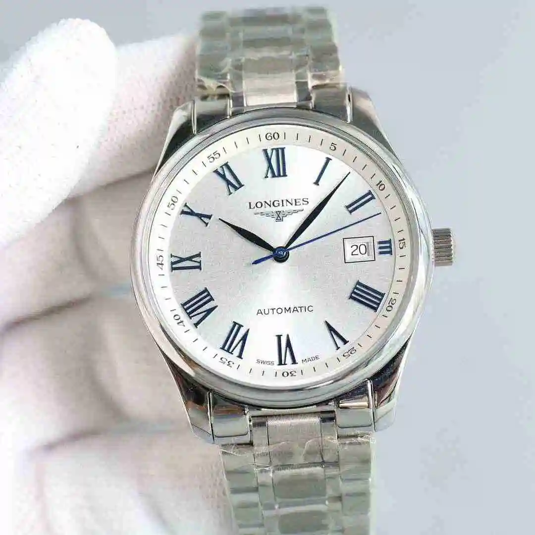 General Watches Longines watch for men with original fully automatic mechanical movement, top grade 316 precision steel case with mineral super strong mirror diameter 40mm kk08800 view 7