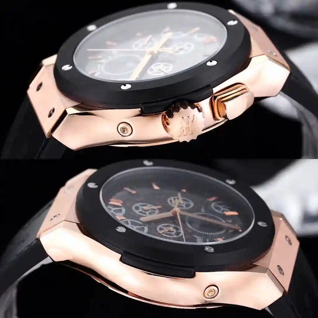 General Watches Hublot watch men's watch with original fully automatic mechanical movement top 316 stainless steel case strap mineral super mirror diameter 45mm KK06250 view 4