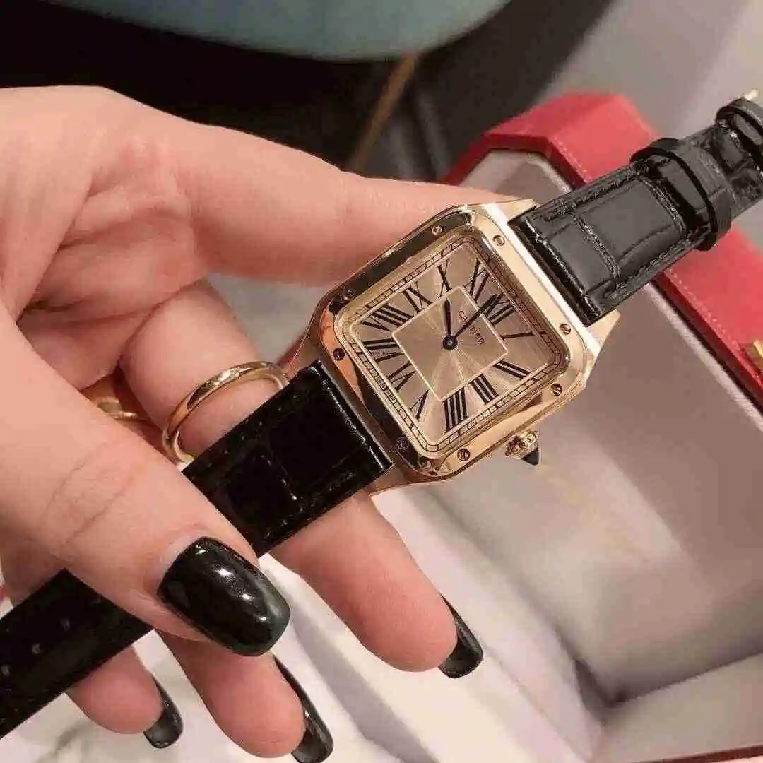 General Watches Cartier Watch Couple Watch Pairing with Original Fully Automatic Mechanical Movement Top Grade 316 Precision Steel Case with Mineral Super Strong Mirror Diameter Male 32mm 43mm Female 28mm 38mm KK0265 view 4