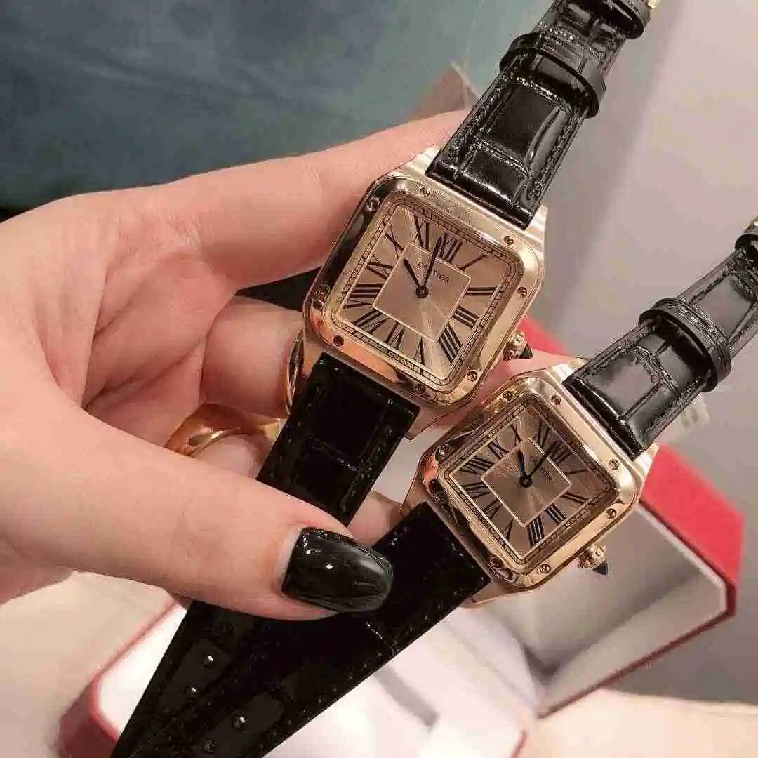 General Watches Cartier Watch Couple Watch Pairing with Original Fully Automatic Mechanical Movement Top Grade 316 Precision Steel Case with Mineral Super Strong Mirror Diameter Male 32mm 43mm Female 28mm 38mm KK0265 view 5