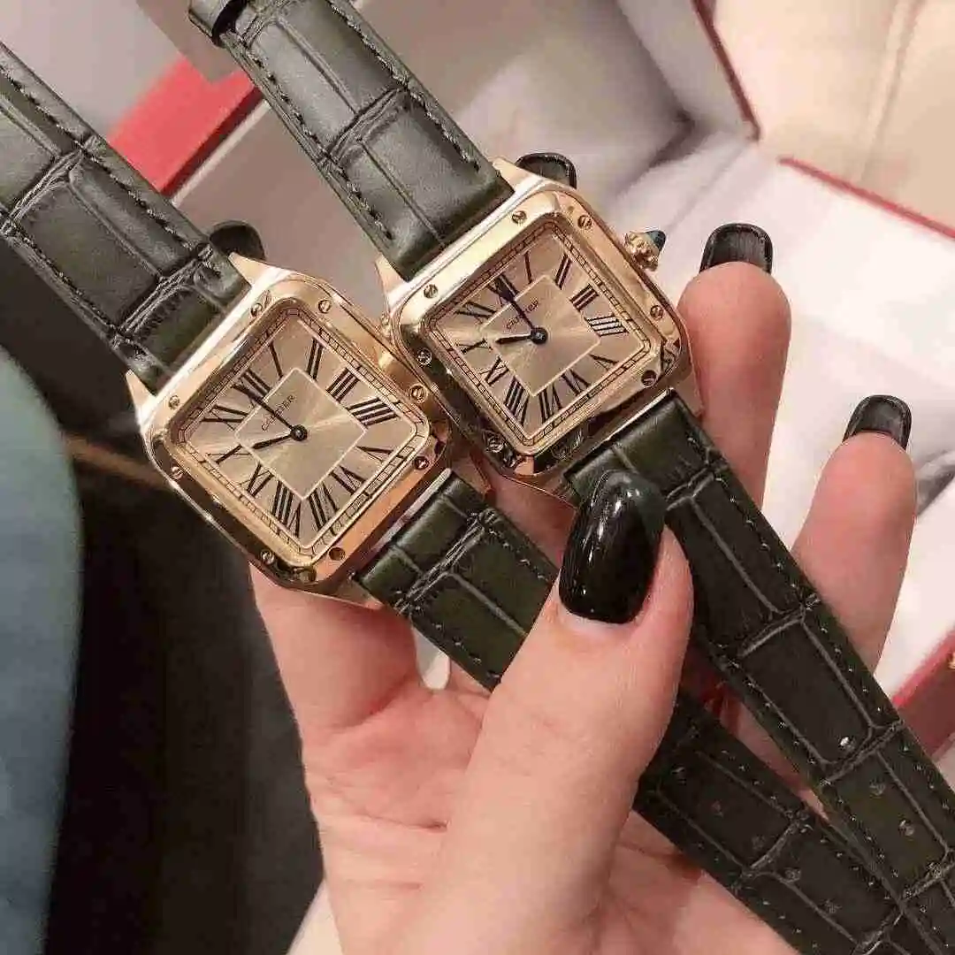 General Watches Cartier Watch Couple Watch Pairing with Original Fully Automatic Mechanical Movement Top Grade 316 Precision Steel Case with Mineral Super Strong Mirror Diameter Male 32mm 43mm Female 28mm 38mm KK0265 view 6