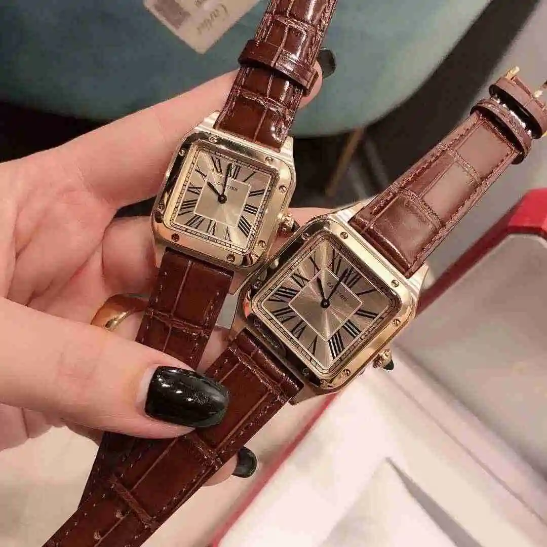 General Watches Cartier Watch Couple Watch Pairing with Original Fully Automatic Mechanical Movement Top Grade 316 Precision Steel Case with Mineral Super Strong Mirror Diameter Male 32mm 43mm Female 28mm 38mm KK0265 view 7