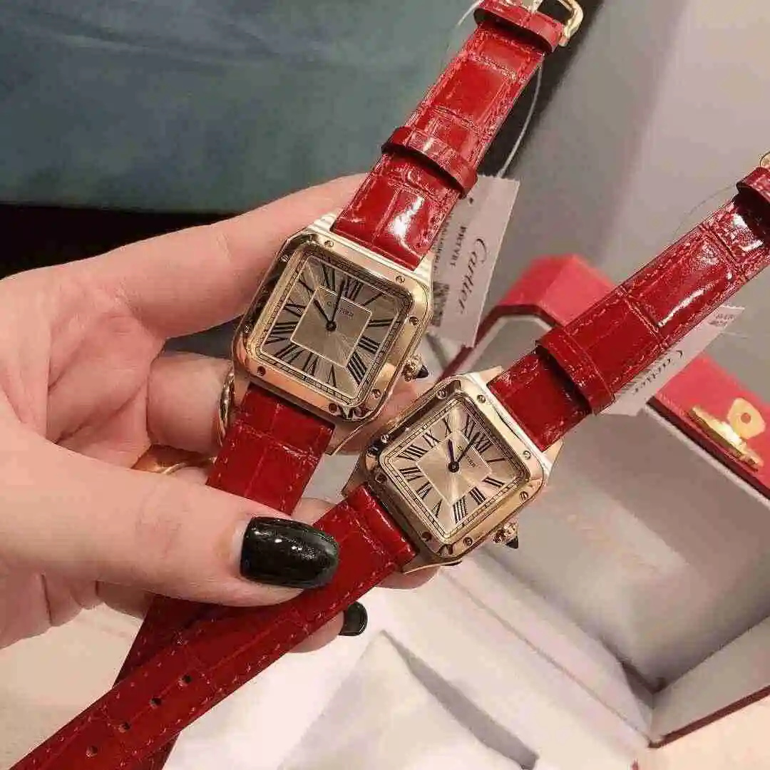 General Watches Cartier Watch Couple Watch Pairing with Original Fully Automatic Mechanical Movement Top Grade 316 Precision Steel Case with Mineral Super Strong Mirror Diameter Male 32mm 43mm Female 28mm 38mm KK0265 view 9