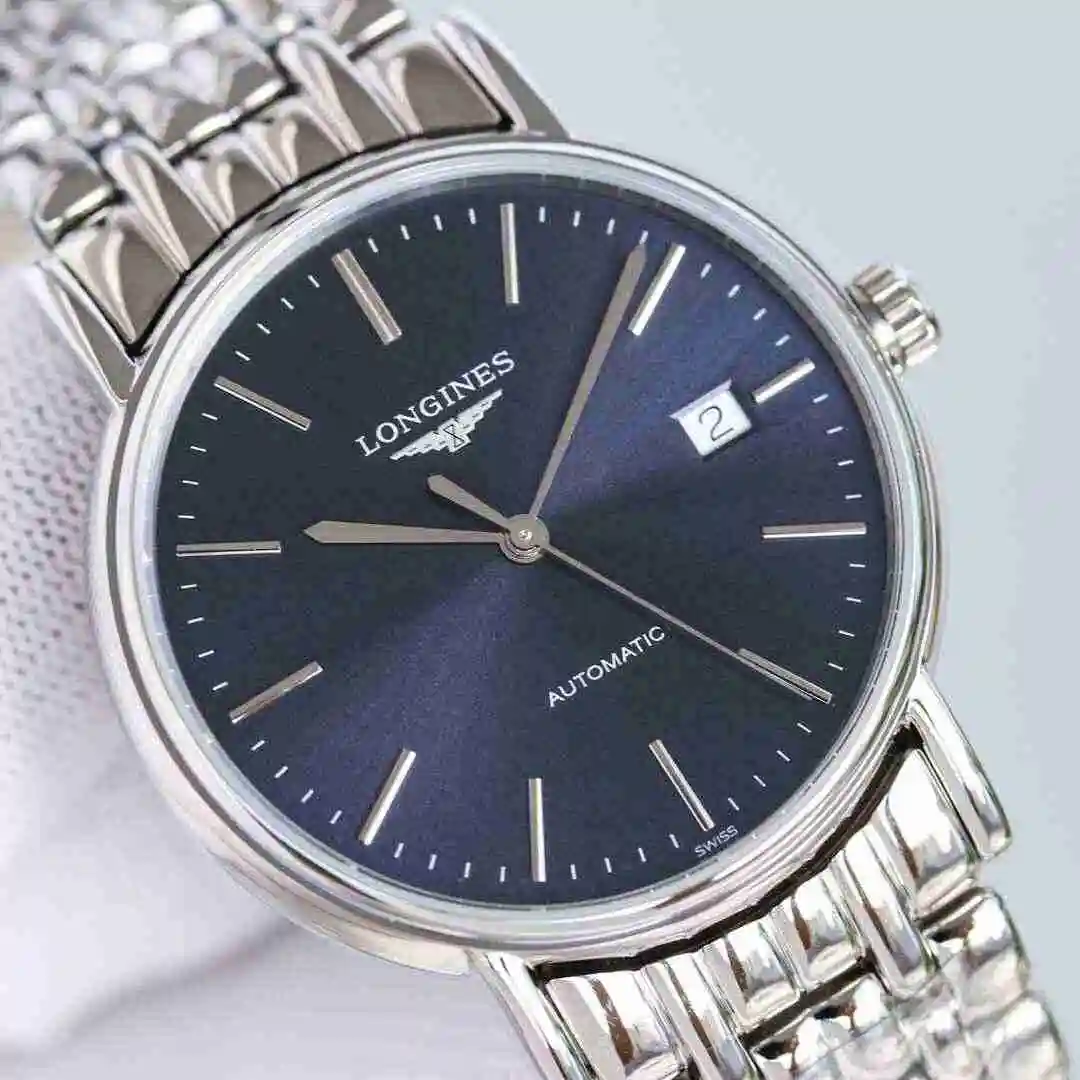 General Watches Longines Watch Men's Watch Paired with Original Fully Automatic Mechanical Movement Top Grade 316 Precision Steel Case with Mineral Super Strong Mirror Diameter 39mm kk09800 1 view 5
