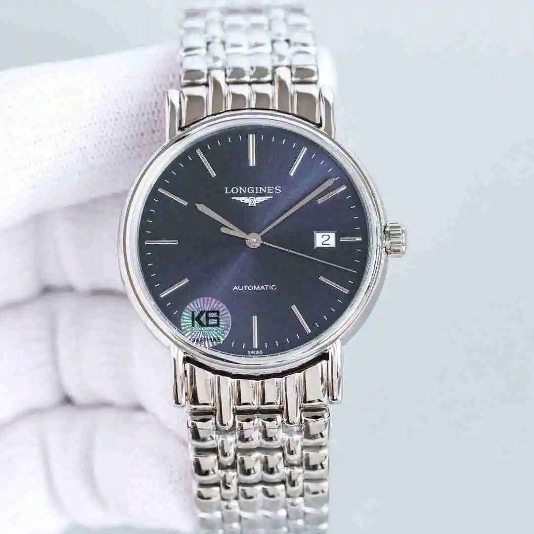 General Watches Longines Watch Men's Watch Paired with Original Fully Automatic Mechanical Movement Top Grade 316 Precision Steel Case with Mineral Super Strong Mirror Diameter 39mm kk09800 1 view 6