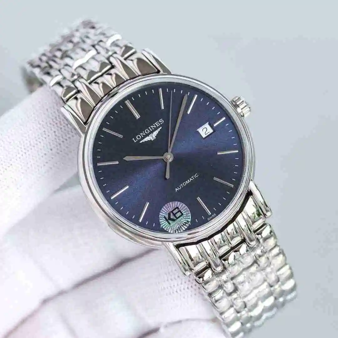 General Watches Longines Watch Men's Watch Paired with Original Fully Automatic Mechanical Movement Top Grade 316 Precision Steel Case with Mineral Super Strong Mirror Diameter 39mm kk09800 1 view 7