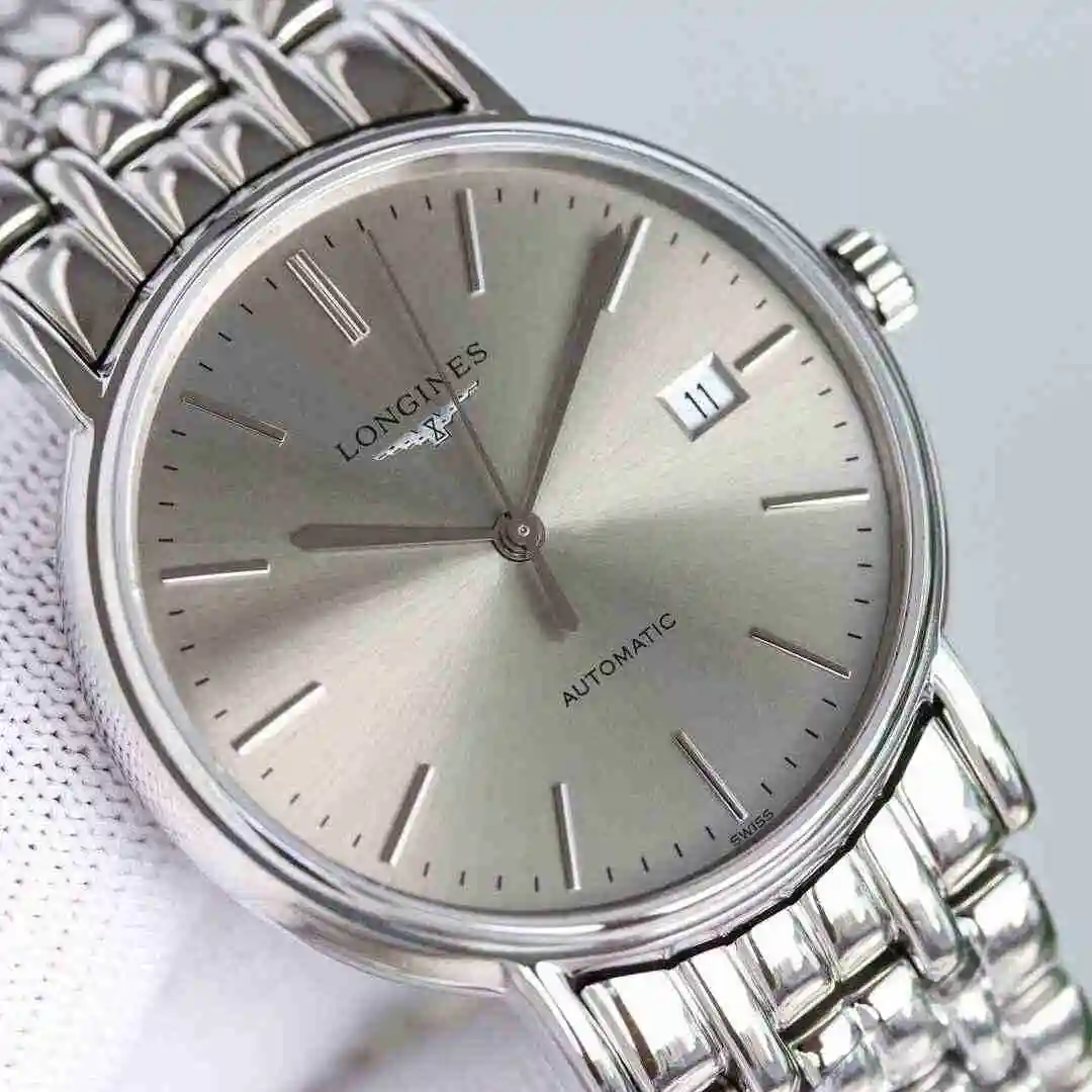 General Watches Longines Watch Men's Watch Paired with Original Fully Automatic Mechanical Movement Top Grade 316 Precision Steel Case with Mineral Super Strong Mirror Diameter 39mm kk09800 1 view 8