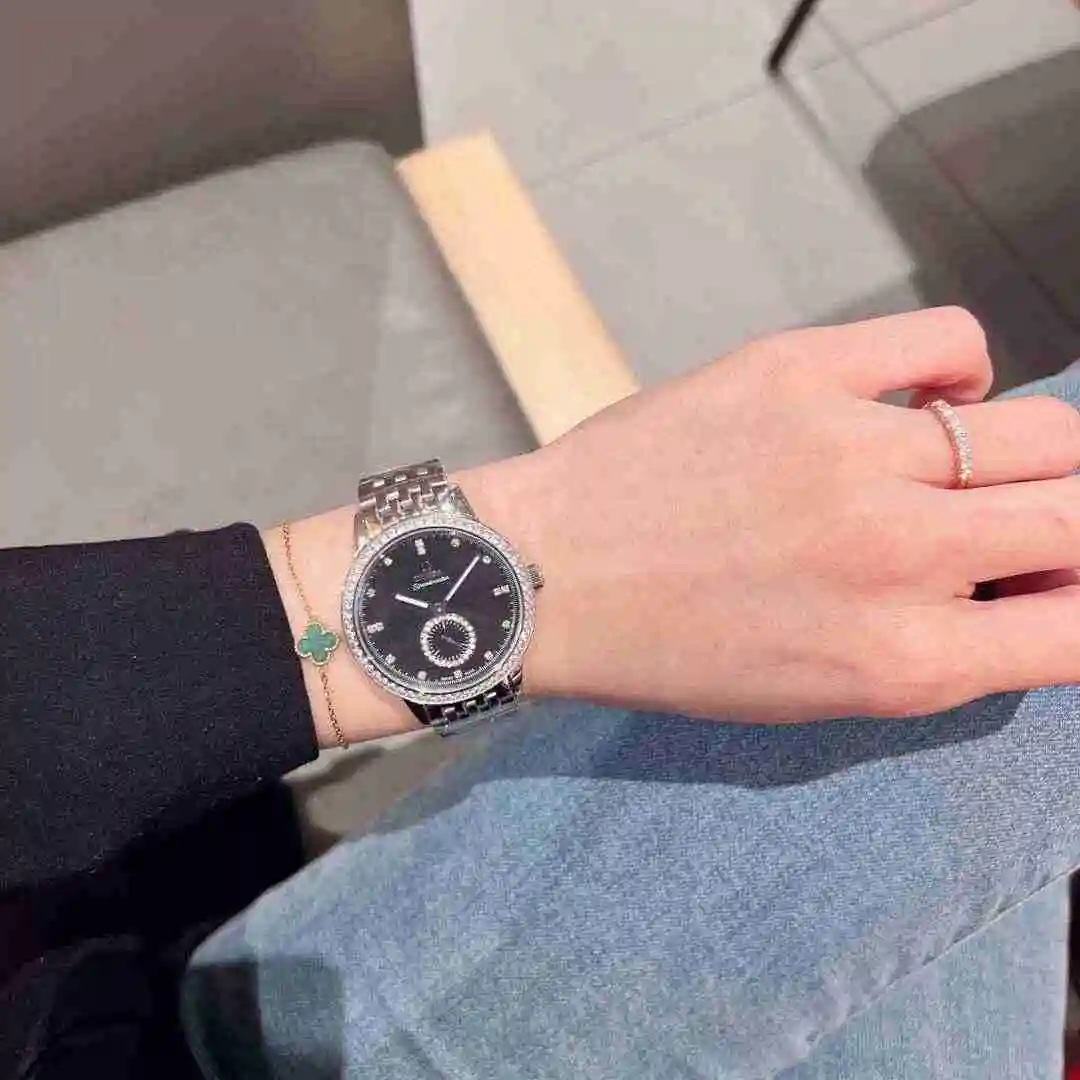 General Watches Omega Watch Women's Watch Paired with Original Fully Automatic Mechanical Movement Top Grade 316 Precision Steel Case with Mineral Super Strong Mirror Diameter 37mm KK03150 view 3