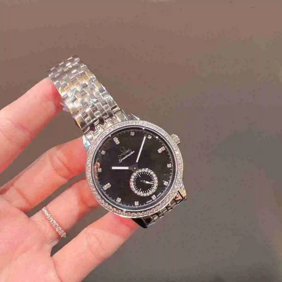 General Watches Omega Watch Women's Watch Paired with Original Fully Automatic Mechanical Movement Top Grade 316 Precision Steel Case with Mineral Super Strong Mirror Diameter 37mm KK03150 view 8