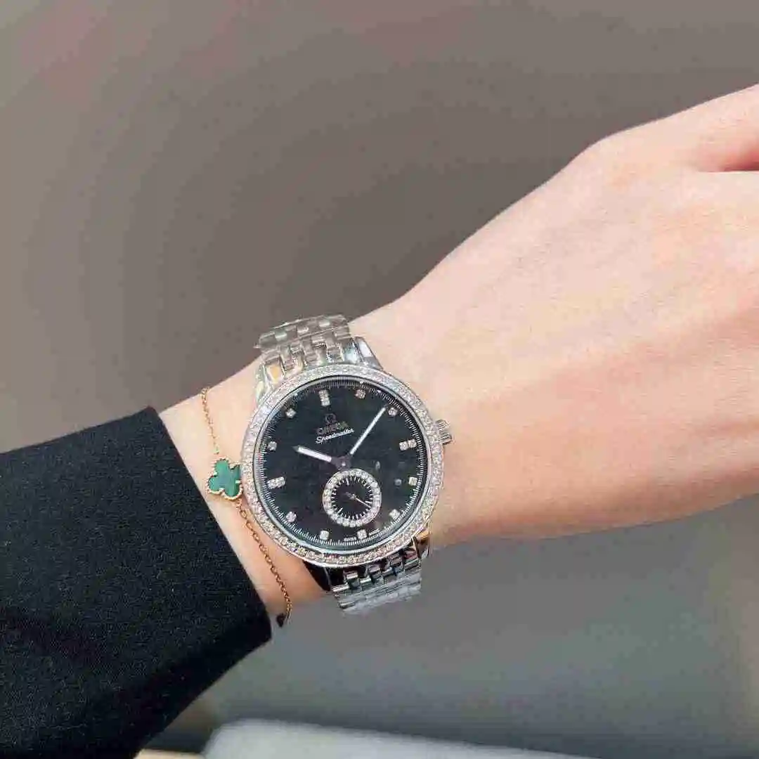 General Watches Omega Watch Women's Watch Paired with Original Fully Automatic Mechanical Movement Top Grade 316 Precision Steel Case with Mineral Super Strong Mirror Diameter 37mm KK03150 view 9