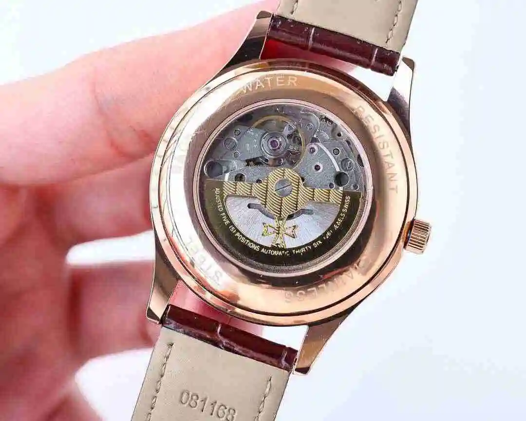 General Watches Vacheron Constantin Jiangshi Danton Watch Men's Watch Paired with Original Fully Automatic Mechanical Movement, Top Grade 316 Precision Steel Case with Mineral Super Strong Mirror Diameter 40mm kk07500 1 view 3
