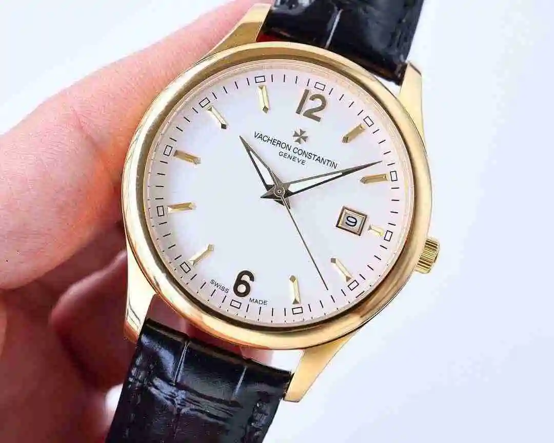 General Watches Vacheron Constantin Jiangshi Danton Watch Men's Watch Paired with Original Fully Automatic Mechanical Movement, Top Grade 316 Precision Steel Case with Mineral Super Strong Mirror Diameter 40mm kk07500 1 view 5