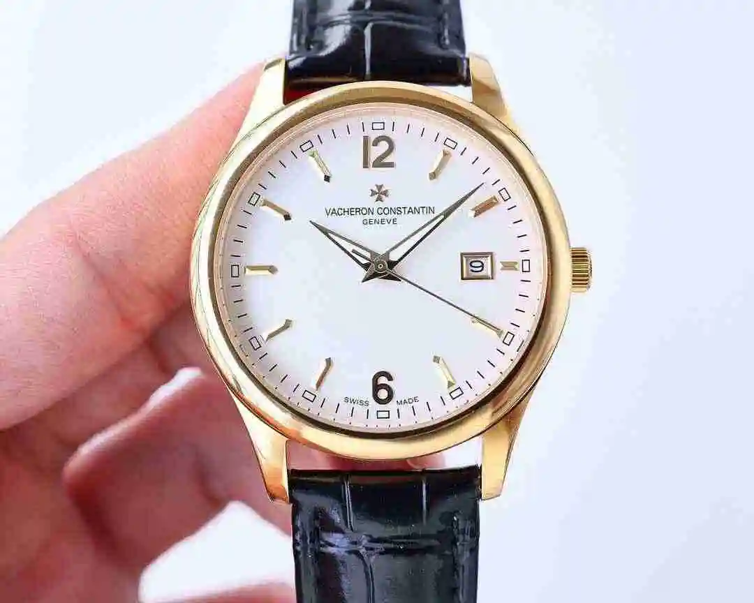 General Watches Vacheron Constantin Jiangshi Danton Watch Men's Watch Paired with Original Fully Automatic Mechanical Movement, Top Grade 316 Precision Steel Case with Mineral Super Strong Mirror Diameter 40mm kk07500 1 view 6