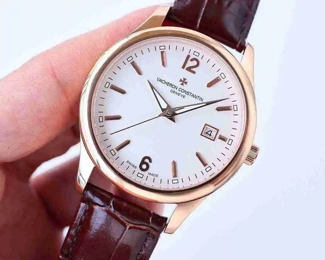 General Watches Vacheron Constantin Jiangshi Danton Watch Men's Watch Paired with Original Fully Automatic Mechanical Movement, Top Grade 316 Precision Steel Case with Mineral Super Strong Mirror Diameter 40mm kk07500 1 view 8