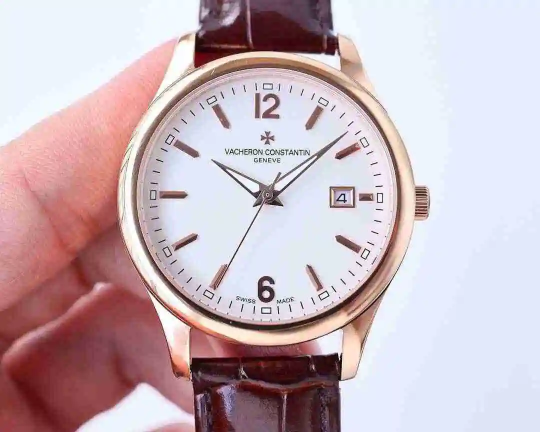 General Watches Vacheron Constantin Jiangshi Danton Watch Men's Watch Paired with Original Fully Automatic Mechanical Movement, Top Grade 316 Precision Steel Case with Mineral Super Strong Mirror Diameter 40mm kk07500 1 view 9