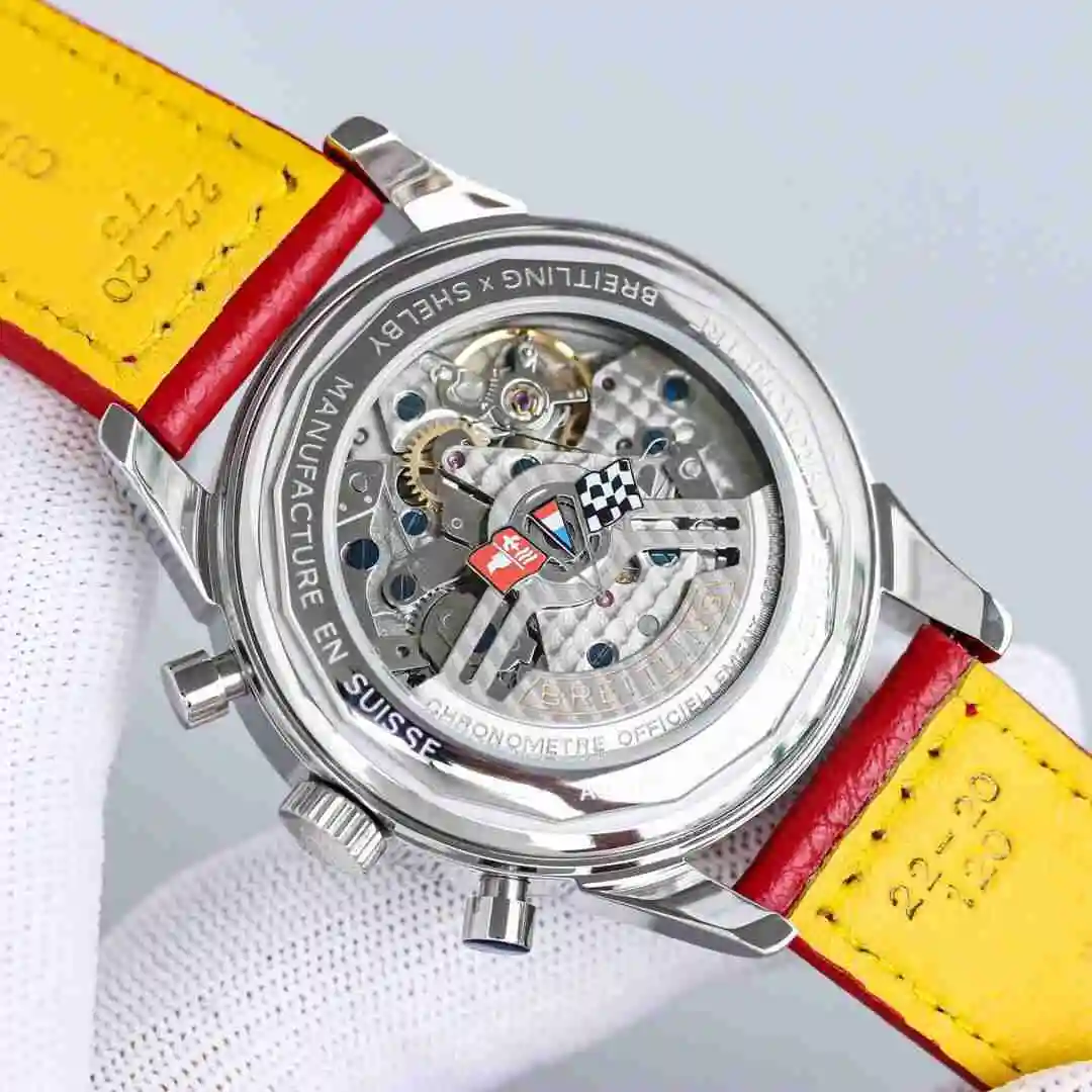 General Watches Breitling Watch Men's Watch Paired with Original Fully Automatic Mechanical Movement Top Grade 316 Precision Steel Case with Mineral Super Strong Mirror Diameter 42mm KK013500 view 3