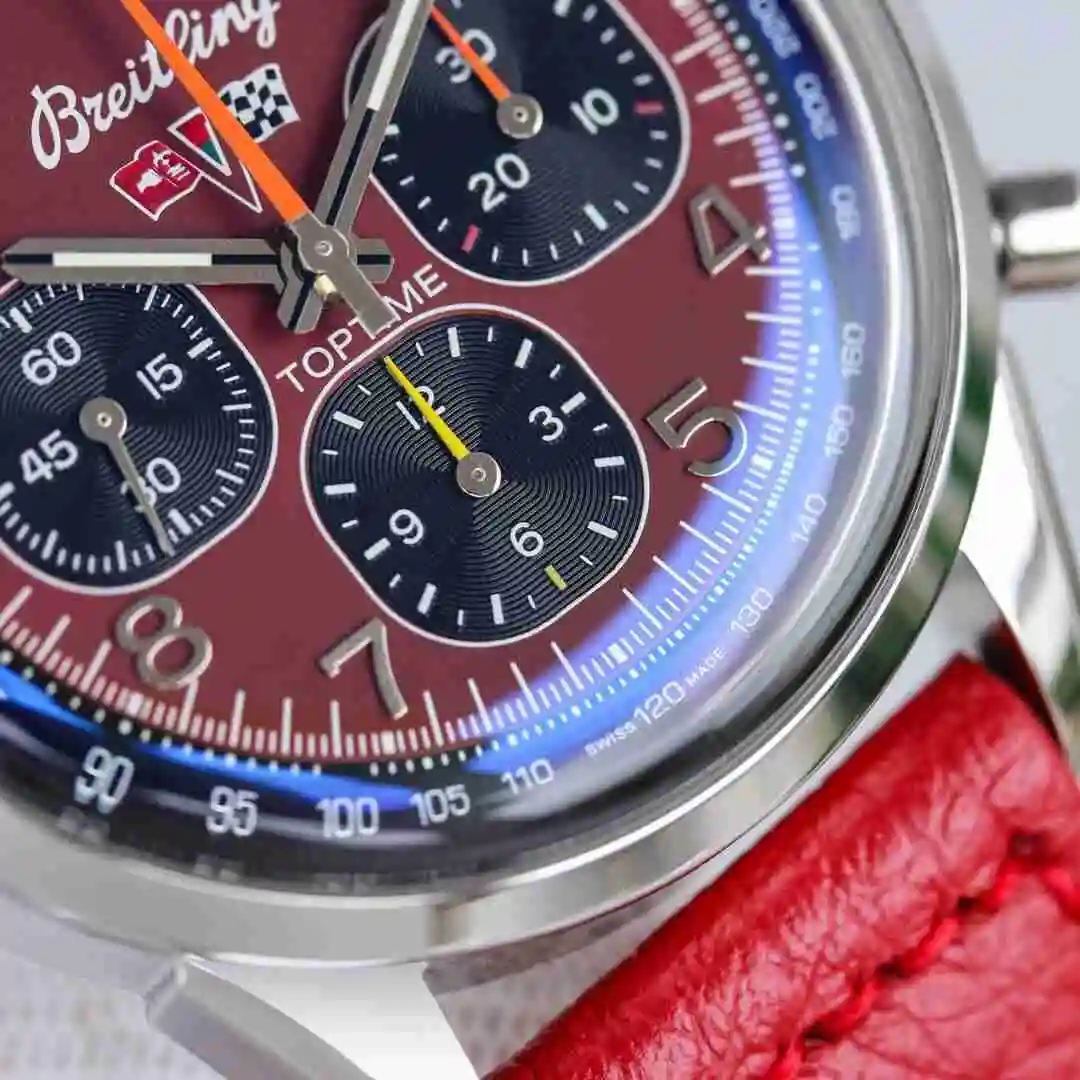 General Watches Breitling Watch Men's Watch Paired with Original Fully Automatic Mechanical Movement Top Grade 316 Precision Steel Case with Mineral Super Strong Mirror Diameter 42mm KK013500 view 6