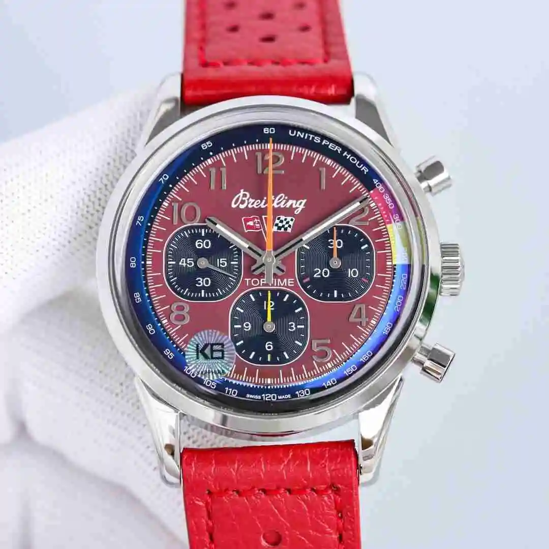 General Watches Breitling Watch Men's Watch Paired with Original Fully Automatic Mechanical Movement Top Grade 316 Precision Steel Case with Mineral Super Strong Mirror Diameter 42mm KK013500 view 8