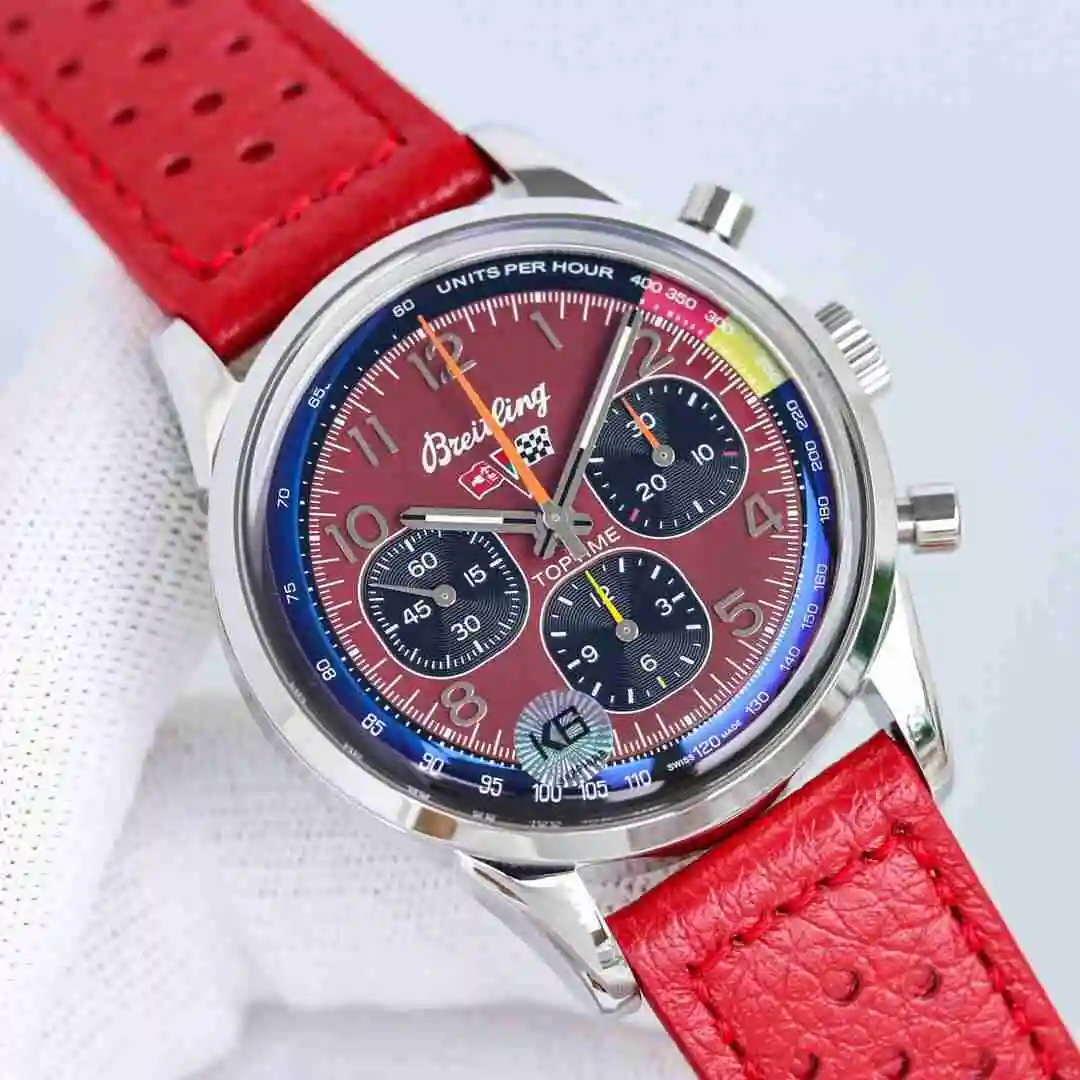 General Watches Breitling Watch Men's Watch Paired with Original Fully Automatic Mechanical Movement Top Grade 316 Precision Steel Case with Mineral Super Strong Mirror Diameter 42mm KK013500 view 9