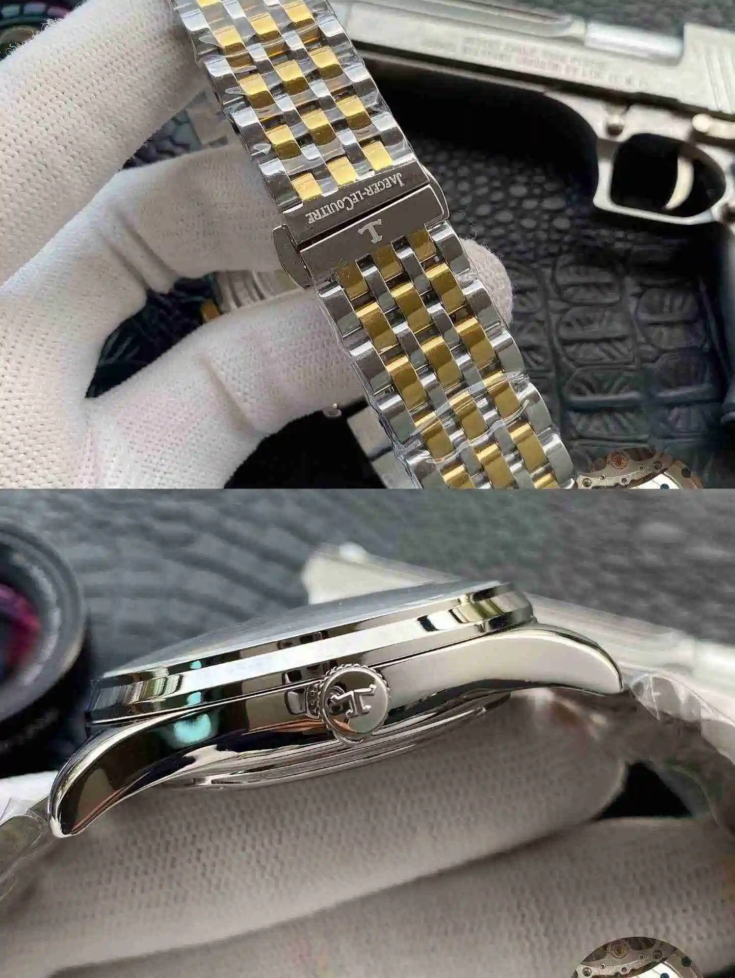 General Watches Jaeger-LeCoultre Jijia White 380 Gold 400 Steel+20 Watch view 2