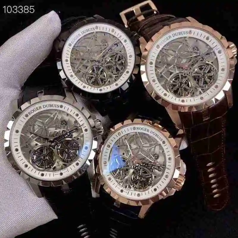 General Watches Roger Duby White 490 Rose Black 510 Watch view 2