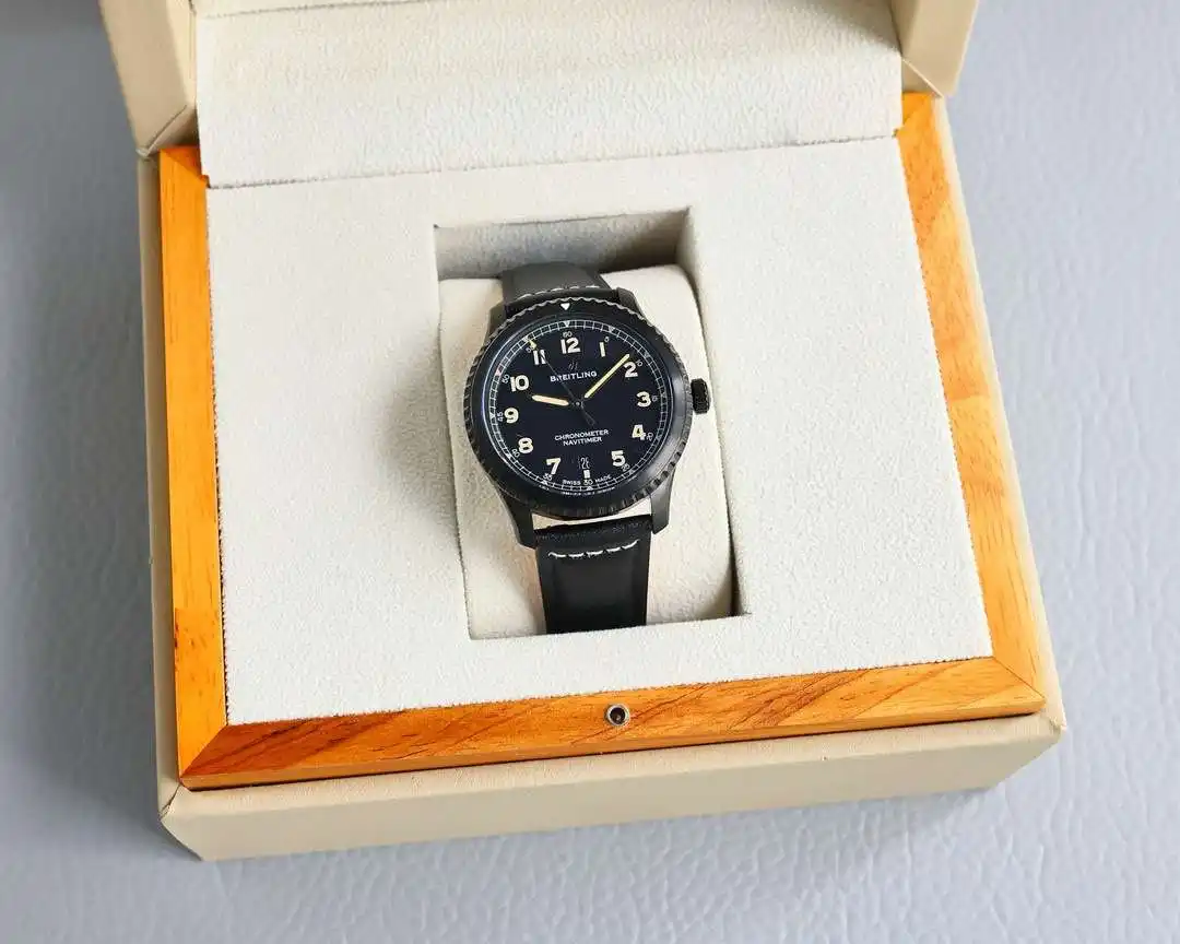 General Watches Breitling Watch Bai@Ling men's watch with original fully automatic mechanical movement, top-grade 316 stainless steel case and strap, mineral super mirror, diameter 41mm KK09850 2 view 2
