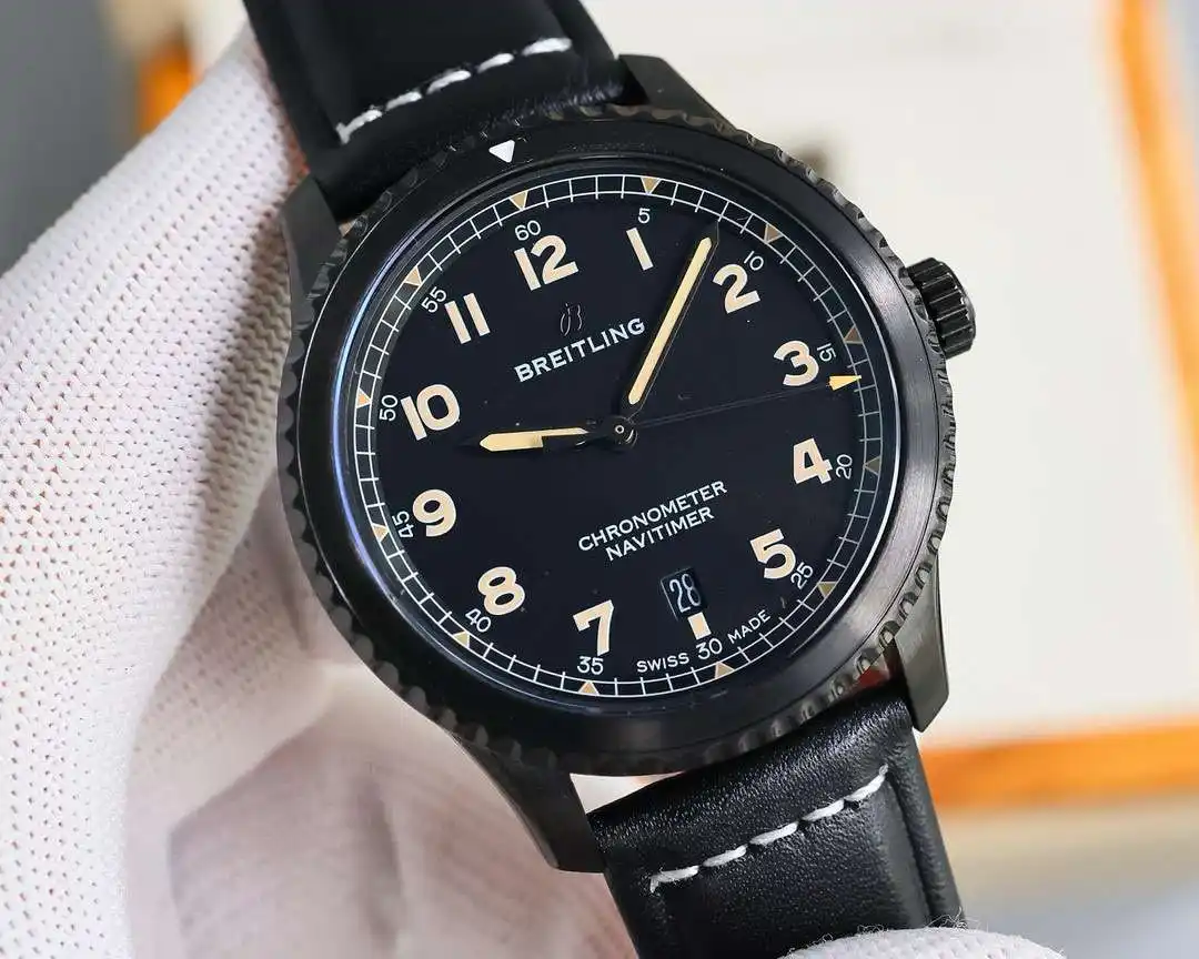 General Watches Breitling Watch Bai@Ling men's watch with original fully automatic mechanical movement, top-grade 316 stainless steel case and strap, mineral super mirror, diameter 41mm KK09850 2 view 8