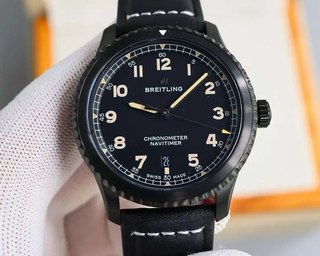 General Watches Breitling Watch Bai@Ling men's watch with original fully automatic mechanical movement, top-grade 316 stainless steel case and strap, mineral super mirror, diameter 41mm KK09850 2 view 9