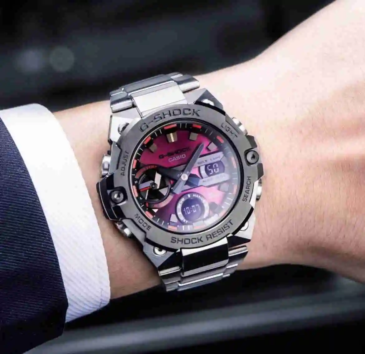 General Watches Casio Watch Men's Watch Paired with Original Fully Automatic Mechanical Movement Top Grade 316 Precision Steel Case with Mineral Super Strong Mirror Diameter 48mm KK02650 view 6