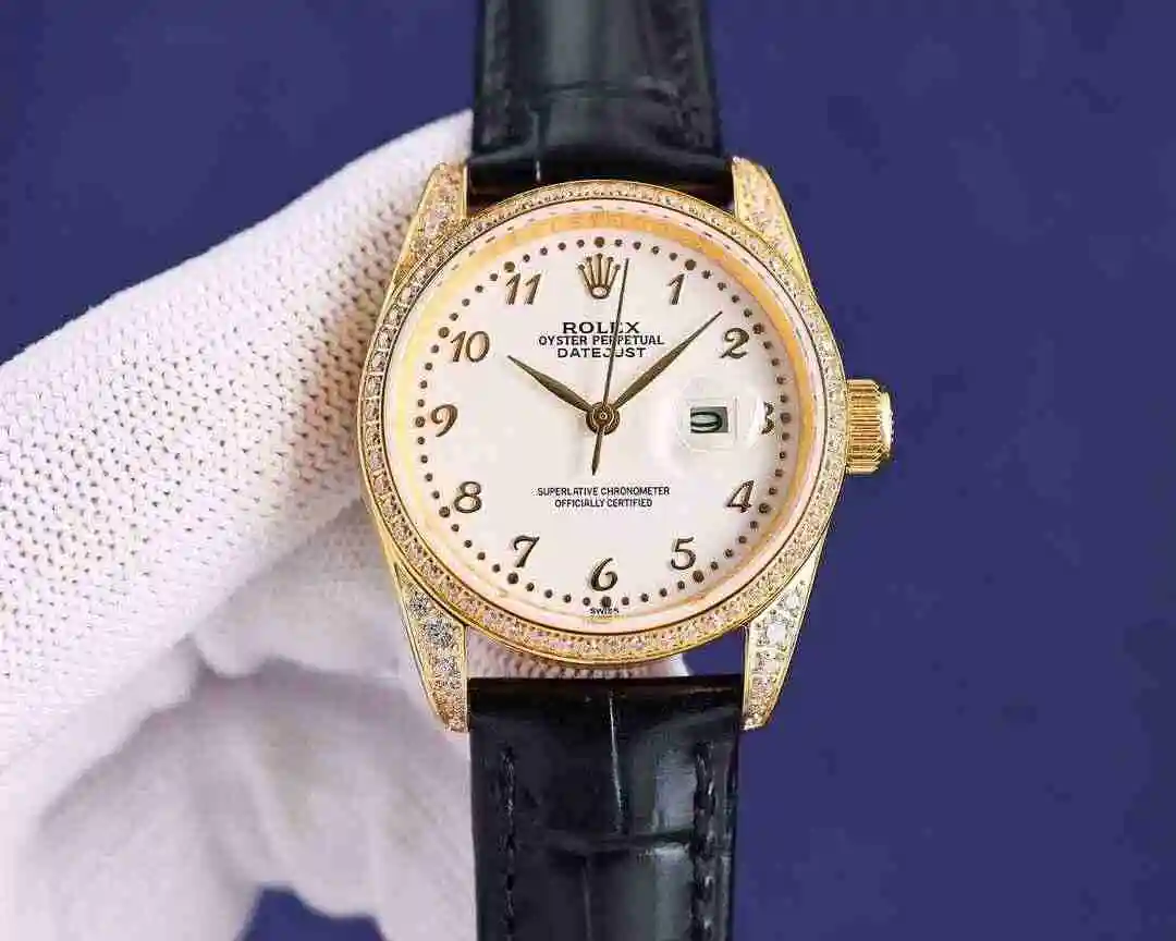 General Watches Rolex Watch Women's Watch Paired with Original Fully Automatic Mechanical Movement Top Grade 316 Precision Steel Case with Mineral Super Strong Mirror Diameter 32mm kk07500 1 view 8