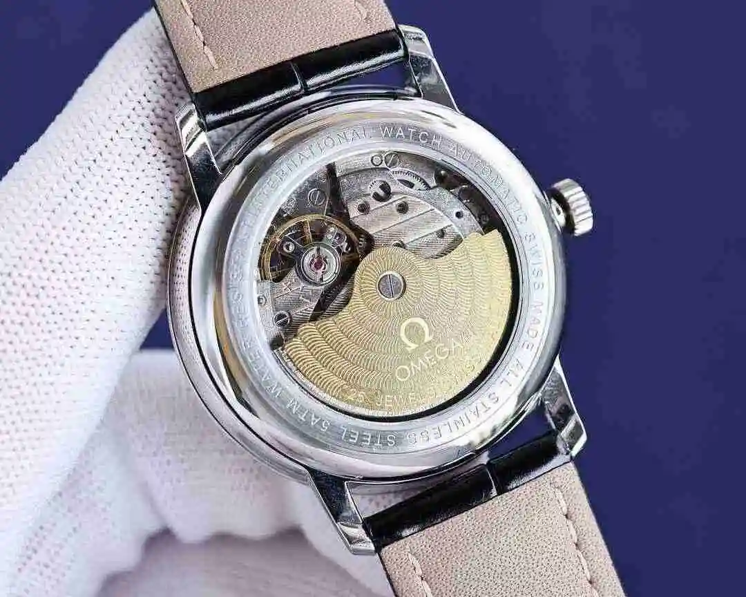 General Watches Omega Watch Men's Watch Paired with Original Fully Automatic Mechanical Movement, Top Grade 316 Precision Steel Case with Mineral Super Strong Mirror Diameter 39mm kk05700 view 2