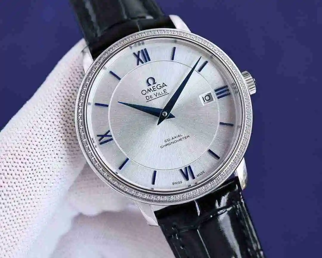General Watches Omega Watch Men's Watch Paired with Original Fully Automatic Mechanical Movement, Top Grade 316 Precision Steel Case with Mineral Super Strong Mirror Diameter 39mm kk05700 view 4