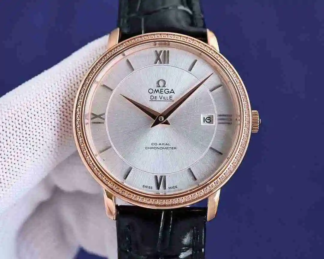 General Watches Omega Watch Men's Watch Paired with Original Fully Automatic Mechanical Movement, Top Grade 316 Precision Steel Case with Mineral Super Strong Mirror Diameter 39mm kk05700 view 6