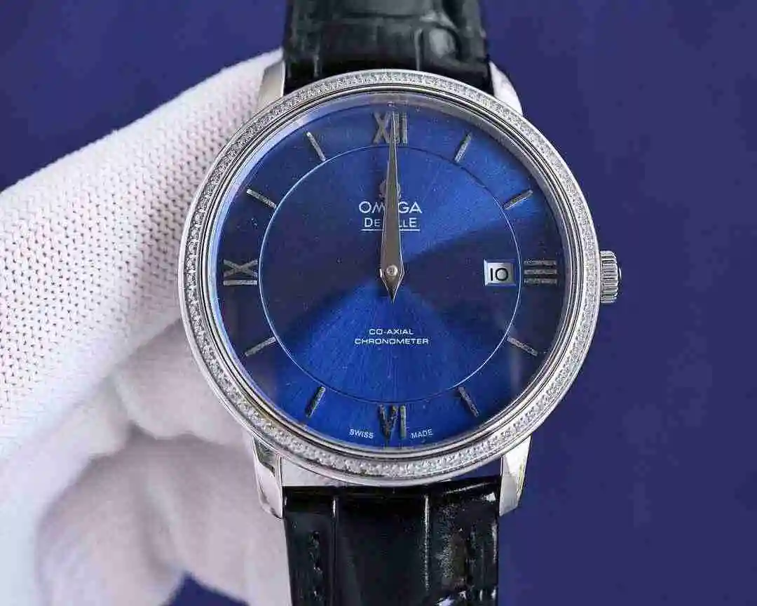 General Watches Omega Watch Men's Watch Paired with Original Fully Automatic Mechanical Movement, Top Grade 316 Precision Steel Case with Mineral Super Strong Mirror Diameter 39mm kk05700 view 7