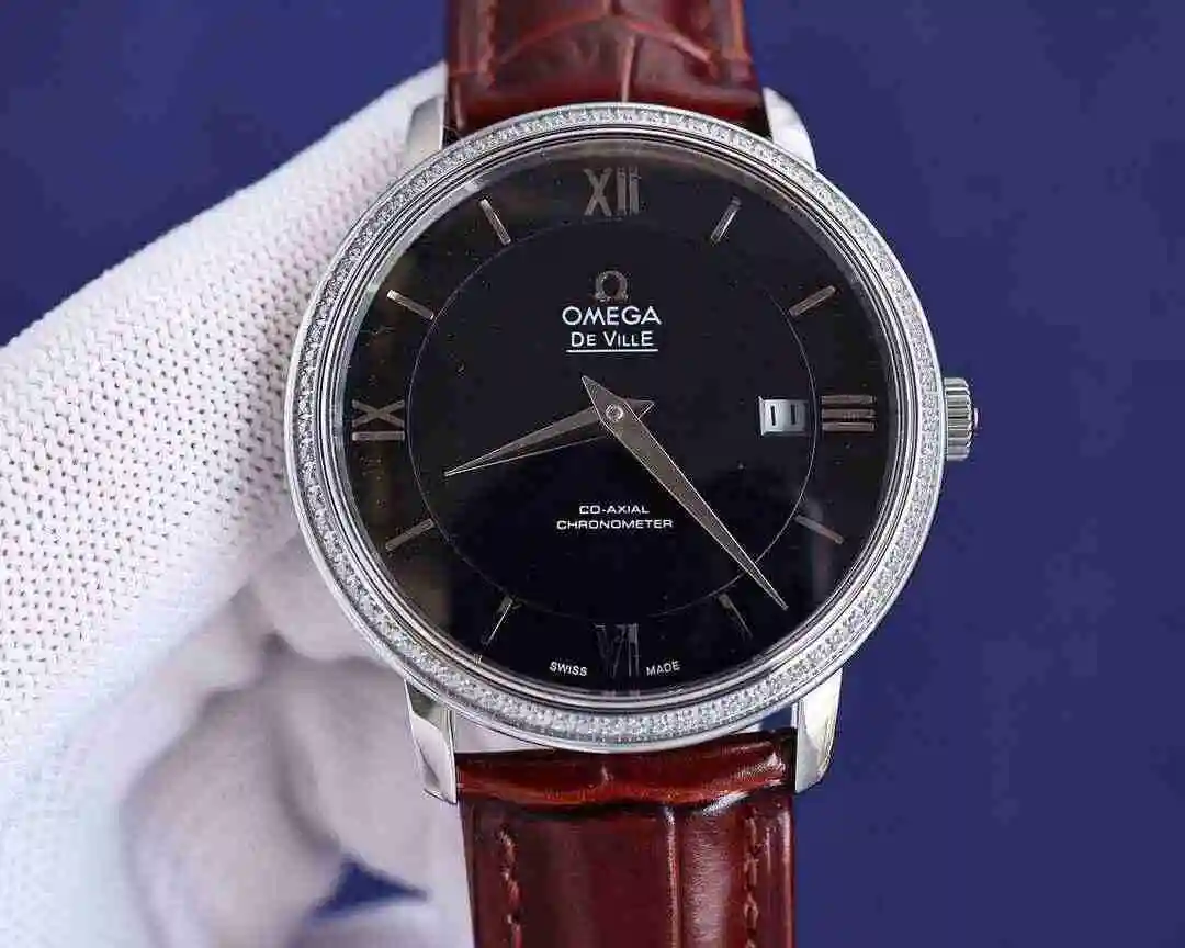 General Watches Omega Watch Men's Watch Paired with Original Fully Automatic Mechanical Movement, Top Grade 316 Precision Steel Case with Mineral Super Strong Mirror Diameter 39mm kk05700 view 9