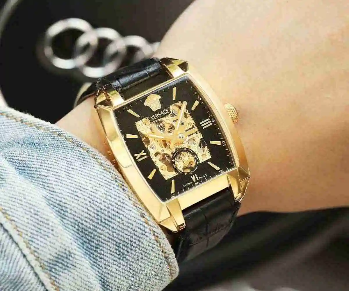 General Watches Versace white 390 rose gold black 410 Watch view 5