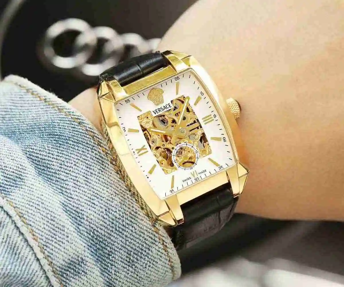 General Watches Versace white 390 rose gold black 410 Watch view 6
