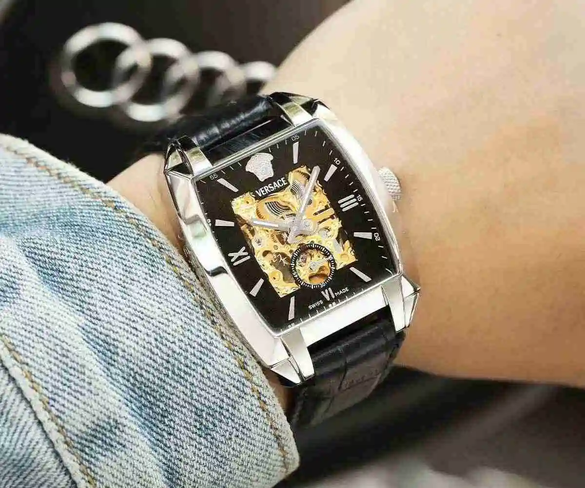 General Watches Versace white 390 rose gold black 410 Watch view 7