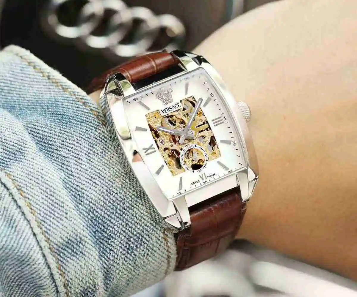 General Watches Versace white 390 rose gold black 410 Watch view 8