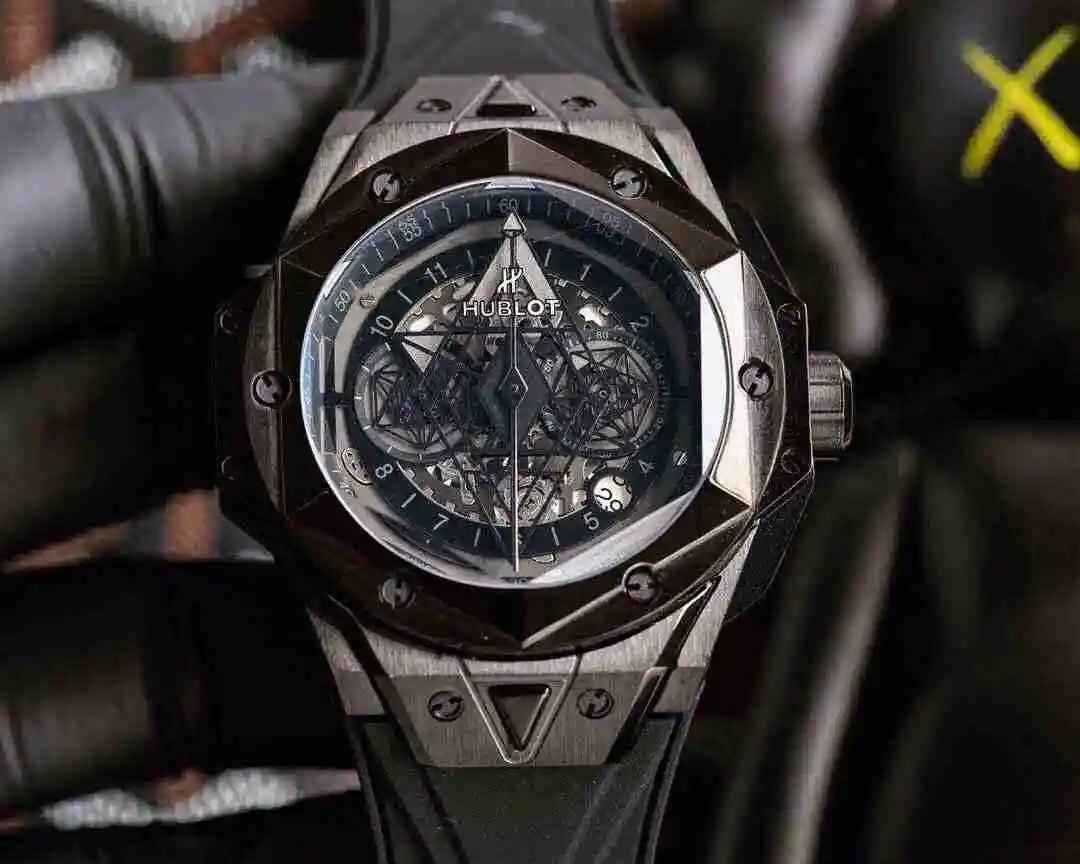 General Watches Hublot Yubo Watch Men's Watch Paired with Original Fully Automatic Mechanical Movement Top Grade 316 Precision Steel Case with Mineral Super Strong Mirror Diameter 45mm KK06550 1 view 2