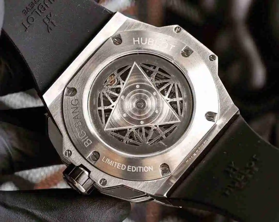 General Watches Hublot Yubo Watch Men's Watch Paired with Original Fully Automatic Mechanical Movement Top Grade 316 Precision Steel Case with Mineral Super Strong Mirror Diameter 45mm KK06550 1 view 6