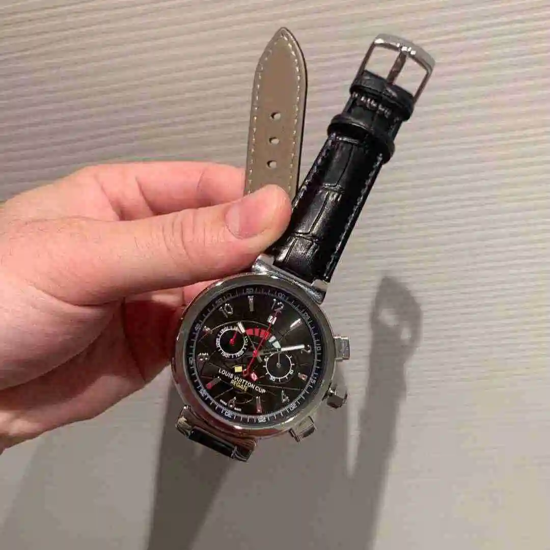 General Watches LV watch for men with original fully automatic mechanical movement, top grade 316 precision steel case with mineral super strong mirror diameter 41mm KK02950 view 4