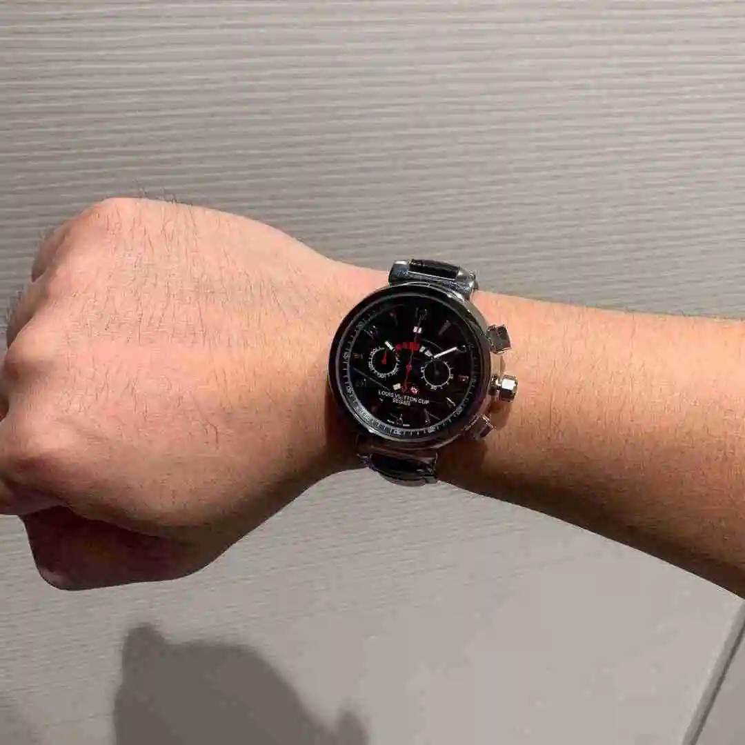 General Watches LV watch for men with original fully automatic mechanical movement, top grade 316 precision steel case with mineral super strong mirror diameter 41mm KK02950 view 5