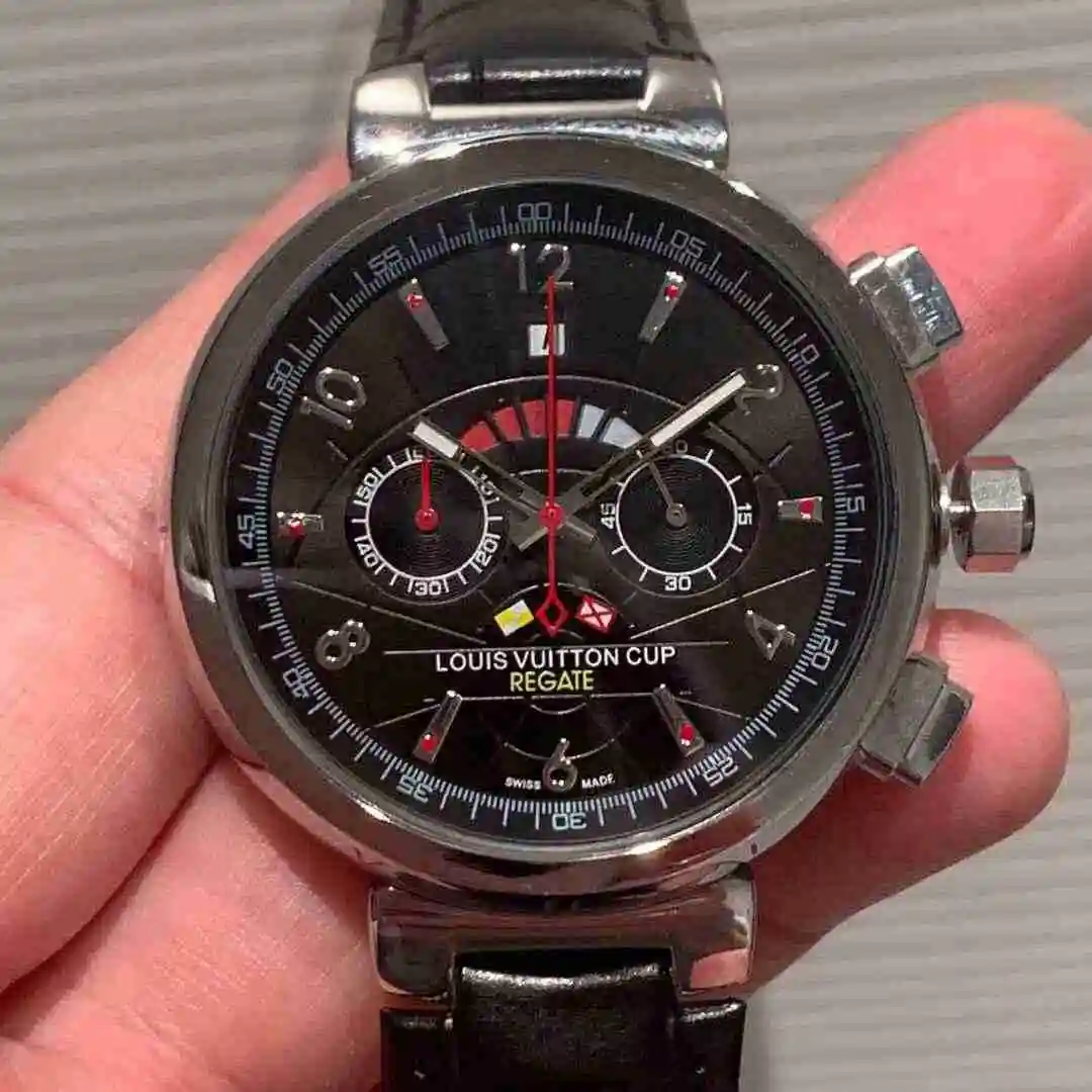 General Watches LV watch for men with original fully automatic mechanical movement, top grade 316 precision steel case with mineral super strong mirror diameter 41mm KK02950 view 6