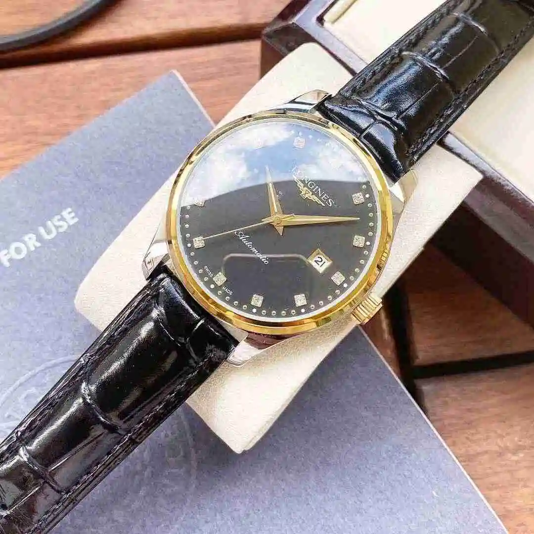 General Watches Longines Watch Men's Watch Paired with Original Fully Automatic Mechanical Movement Top Grade 316 Precision Steel Case with Mineral Super Strong Mirror Diameter 40mm KK04250 8 view 5